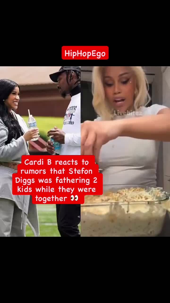 cover for Cardi B reacts to rumors that Stefon Diggs was fathering 2 kids while they were together 👀