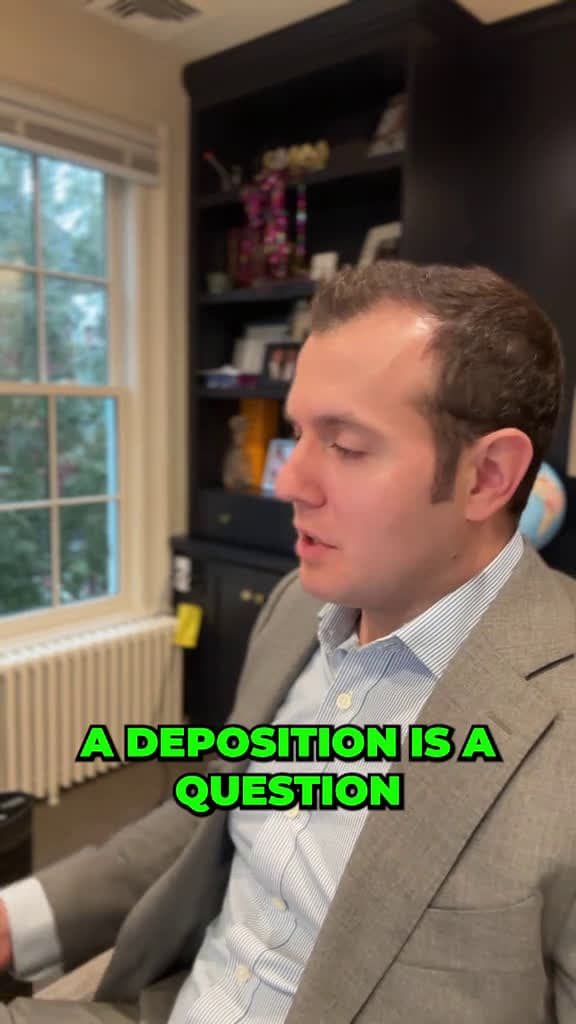 cover for Let s talk about depositions Personalinjury lawyer attorney caraccident law personalinjury 54123 #trendingscoopz