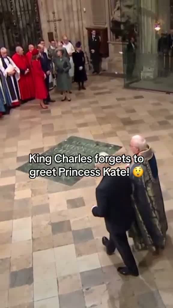 cover for The royal family all arrived for Commonwealth Day Service at Westminster Abbey today, but King Charles forgot to greet the Princess of Wales! 👀 created by HELLO! with HELLO!’s original sound