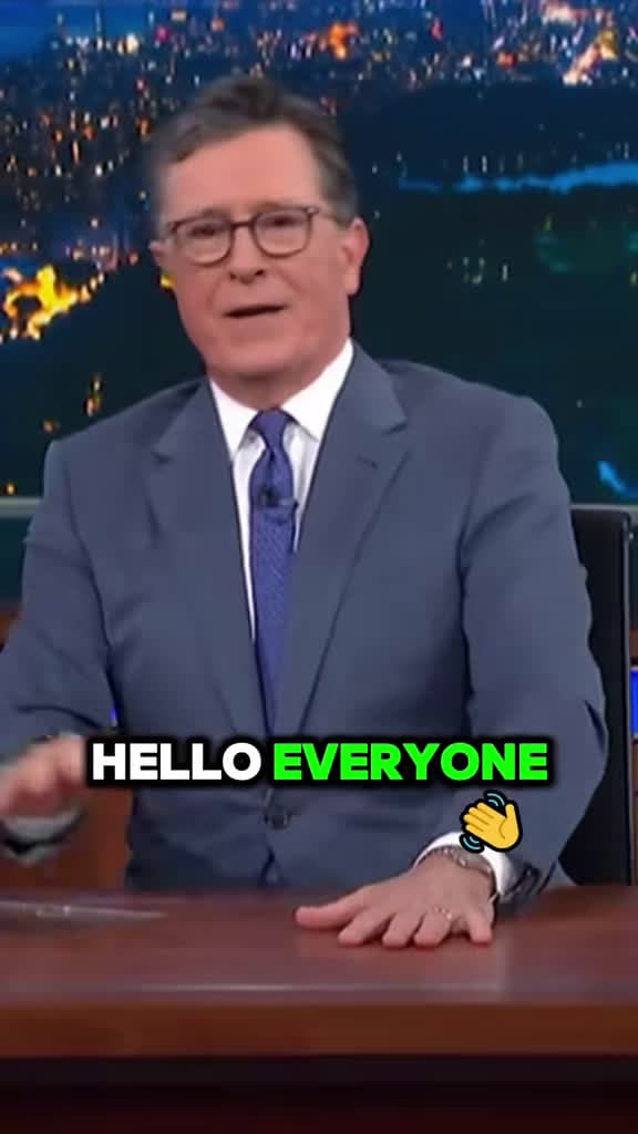 cover for Stephen Colbert fires back at Trump's late-night threat! 🔥 #StephenColbert #Trump #LateNightTV