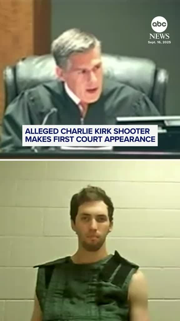 cover for #FirstVideoChallenge  #news  #utah  Breaking news: Tyler Robinson is suspect accused of assassinating conservative influencer Charlie Kirk, his court appearance before the Utah judge on Tuesday.
