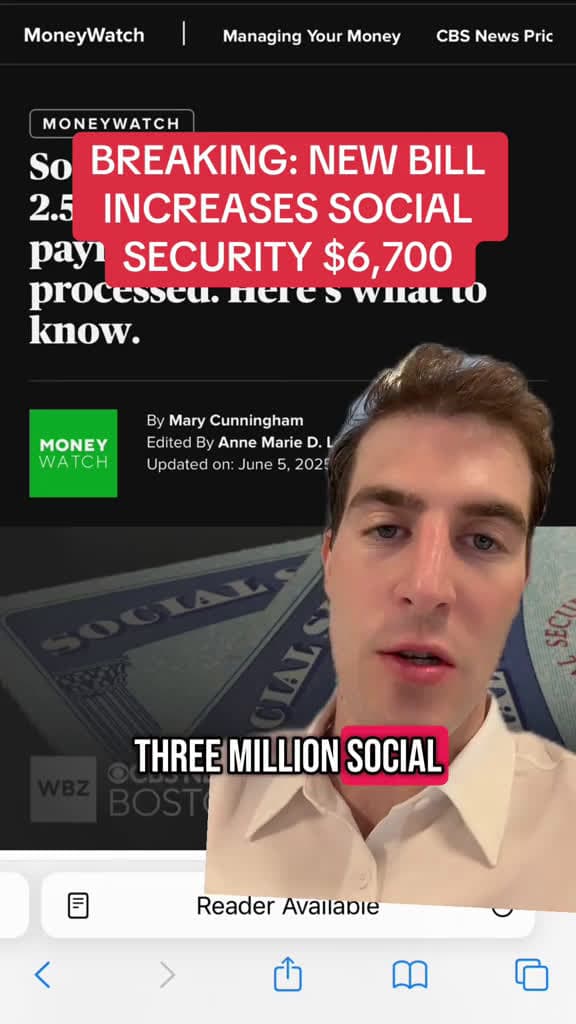 cover for New Bill Boosts Social Security Benefits!
