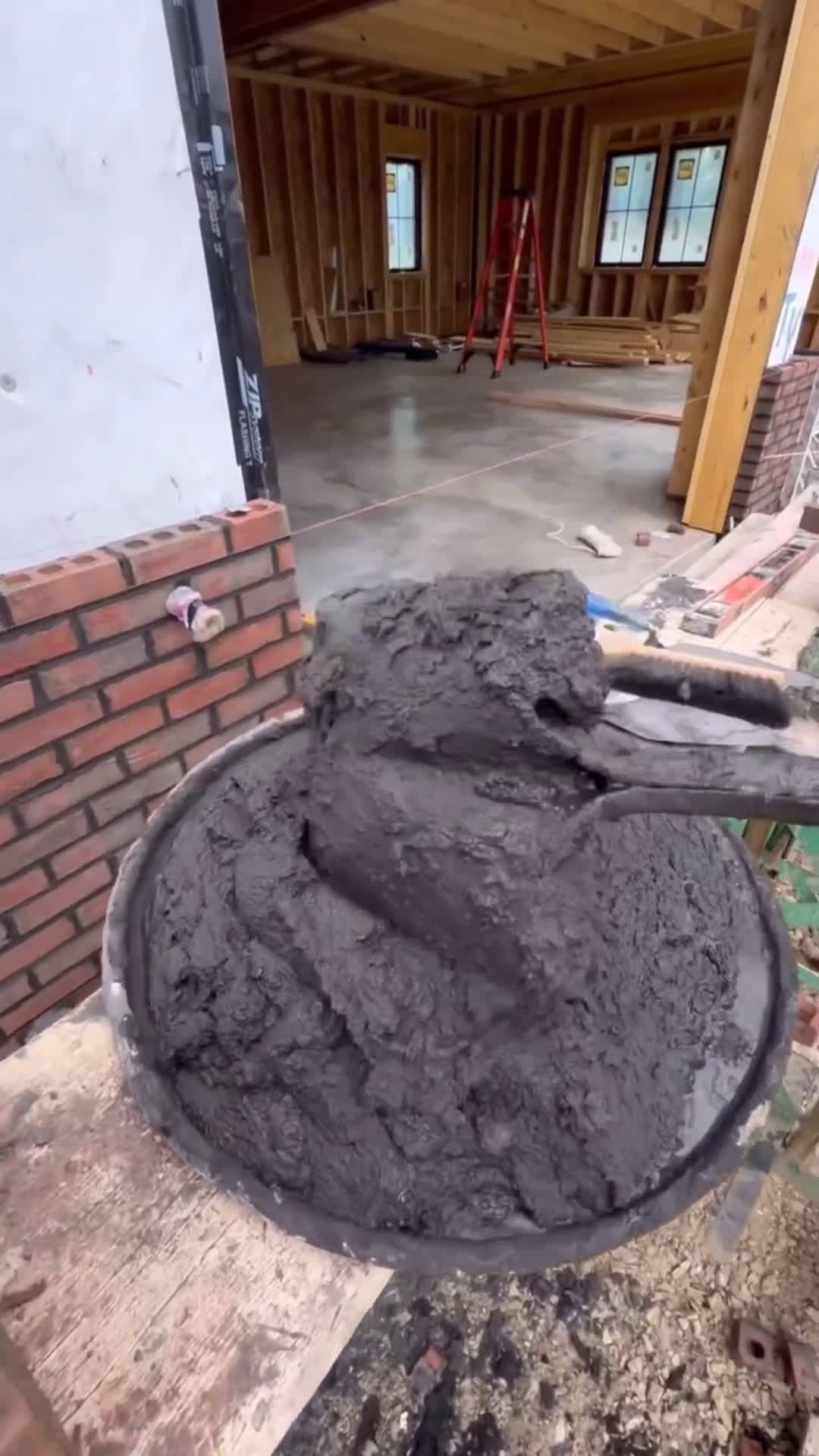 cover for Laying Brick With Black Mortar #build #howto #construction #masonry #diy #contractor