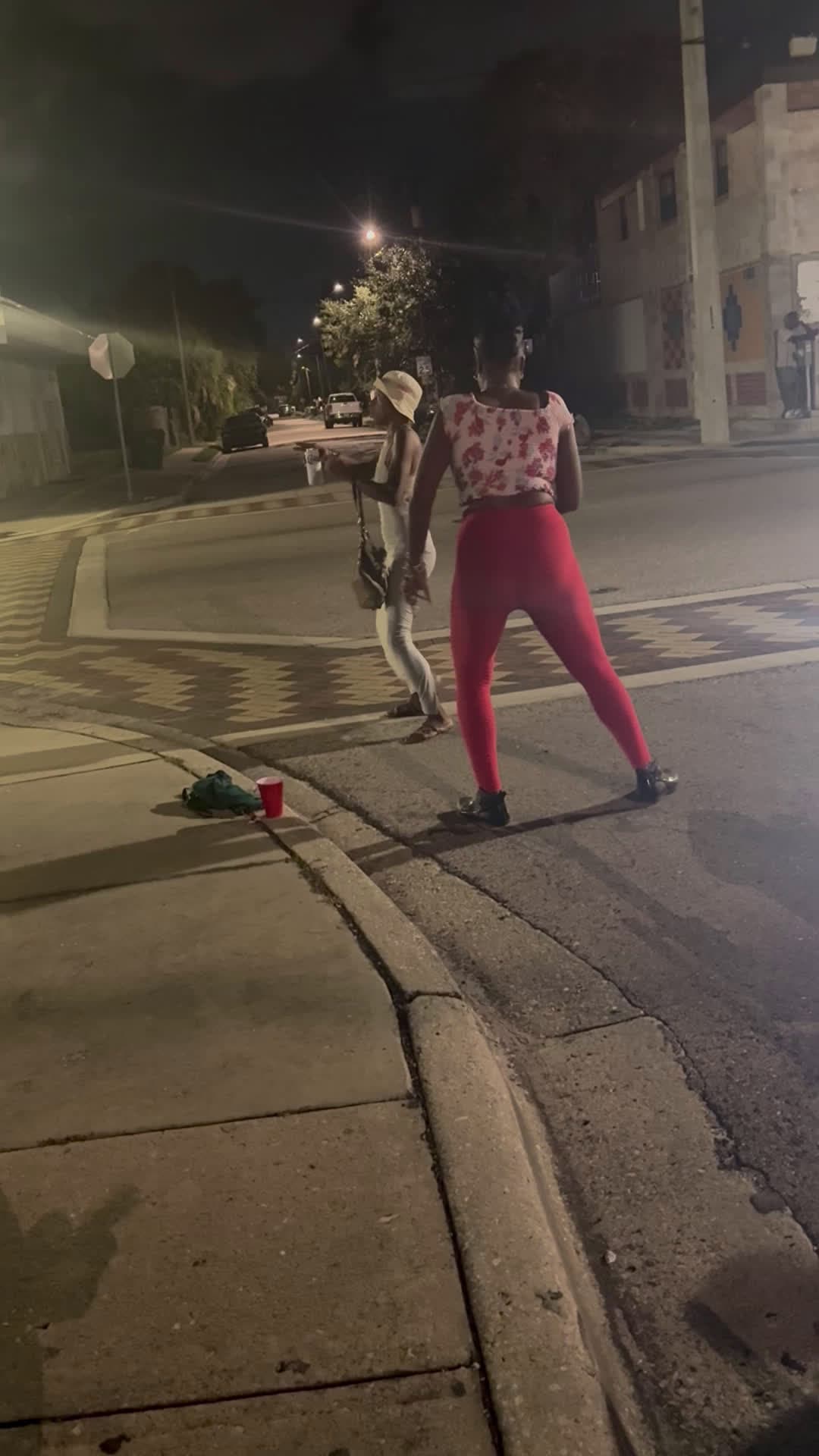cover for Idk what you call this dance move , but auntie was getting it, especially the one in the red tights. 🤣🤣🔥🙌🏽💯💪🏽😭😂 Only on Pershing Ave.  #Funny  #Viral #Dancing  #Viral
