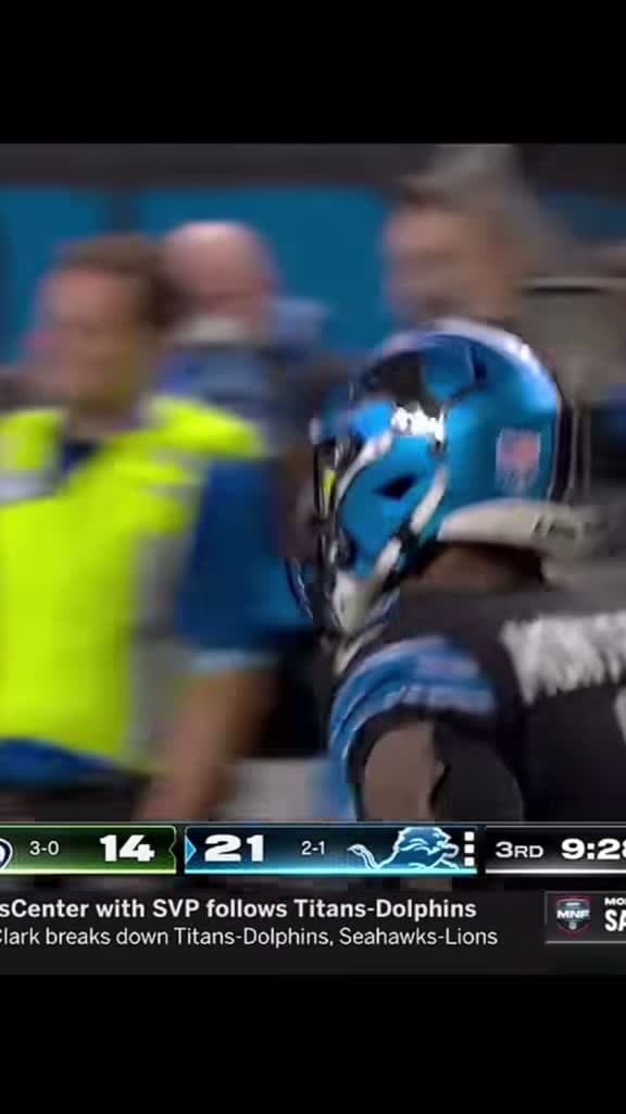 cover for David Montgomery delivering beast mode highlights! 🦁🔥 #NFL #DetroitLions #RB #Football