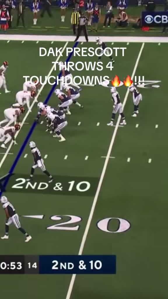 cover for Dak Prescott steals the show on Thanksgiving Day! 🏈🔥 #DakPrescott #Cowboys #NFL