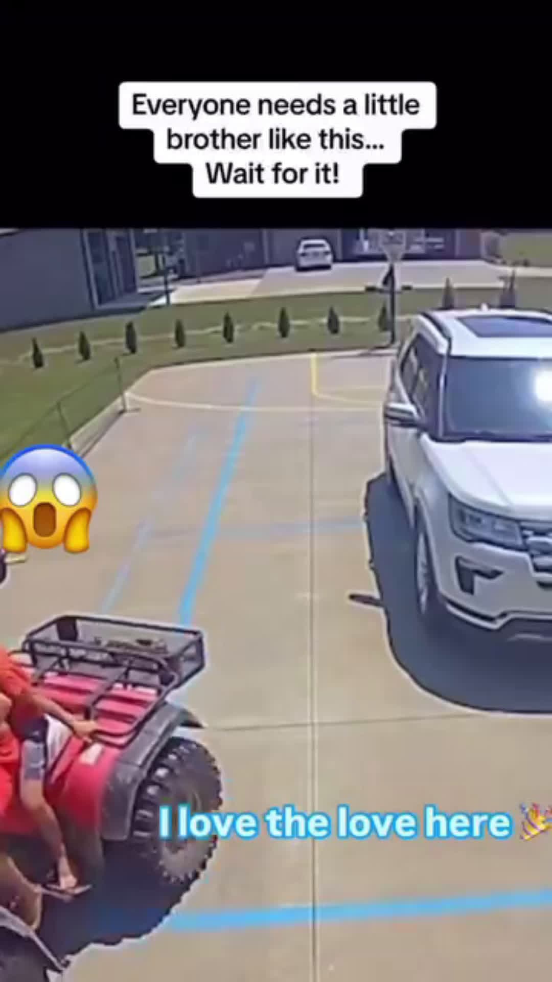 cover for his brother tried to cover him but still got caught 🚨 #caughtoncamera   