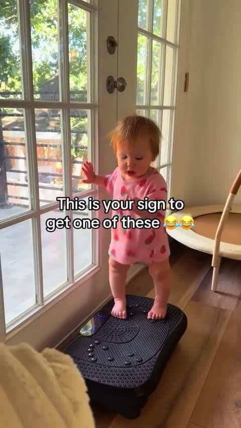 cover for Cutest reaction ever! Watch this baby go wild on the wobbly board 🤩 #BabyFun #CuteMoments #JigglyBoard