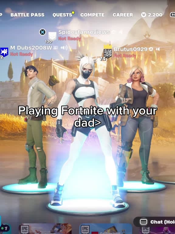 cover for Is Dad the real MVP in Fortnite? 😂 #VictoryRoyale #FamilyFun #Wholesome 🌟