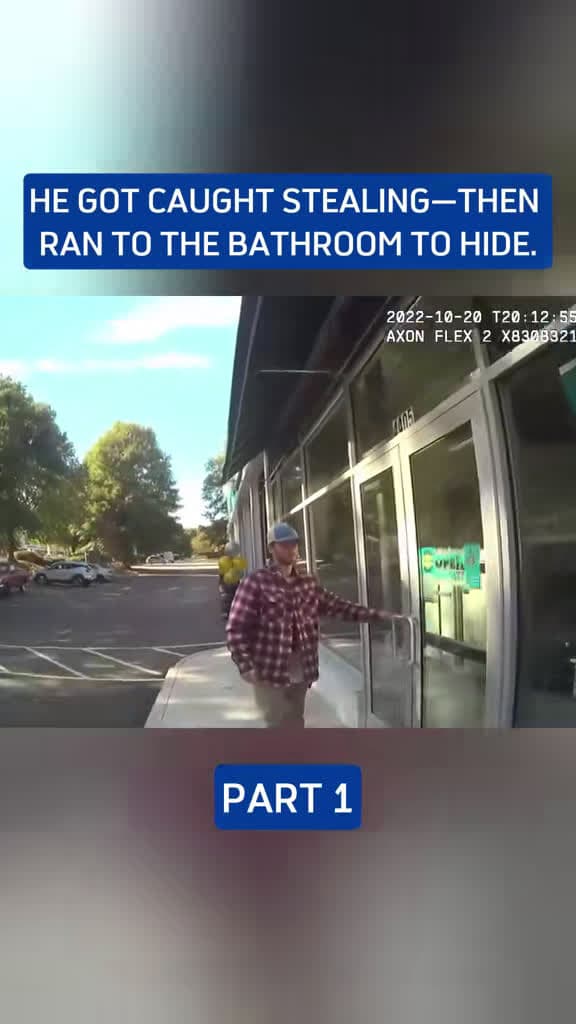cover for Shoplifter caught at Walmart, hides in the restroom 😳🚽 #Shoplifting #Walmart #CaughtOnCamera