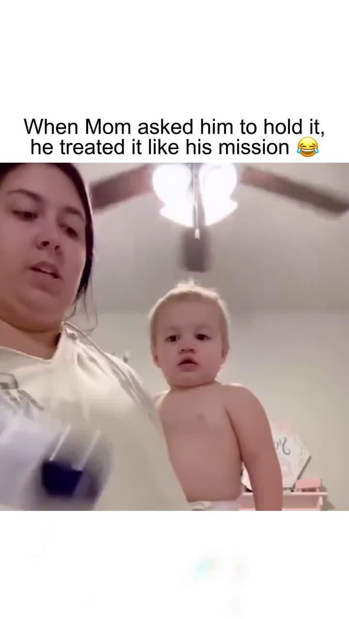 cover for She held everything like it was his mission 😂