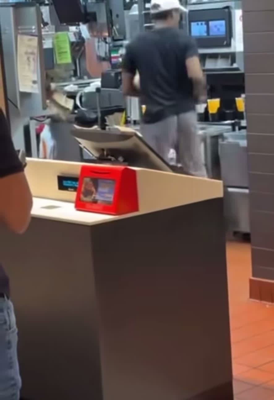 cover for Mcdonald employee is handing out McFlurry of punches 😳😳