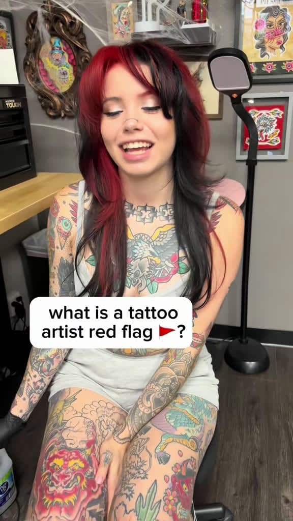 cover for Biggest tattoo artist red flags to watch out for! 😳 #TattooFails #RedFlags #TattooTips