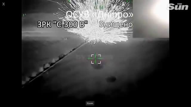 cover for Ukraine drones WIPE OUT Putin missile launcher as troops drop grenades deep inside Russia