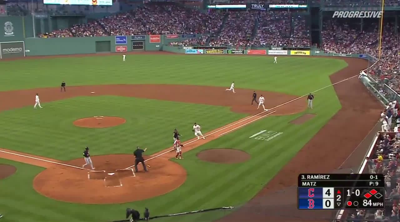 cover for Chaos at the plate! Jose Ramirez's check swing bunt call flipped from interference to obstruction, scoring a run. Guardians add two more on a wild pitch and a single! ⚾🔥 #MLB #Guardians #JoseRamirez #BaseballHighlights