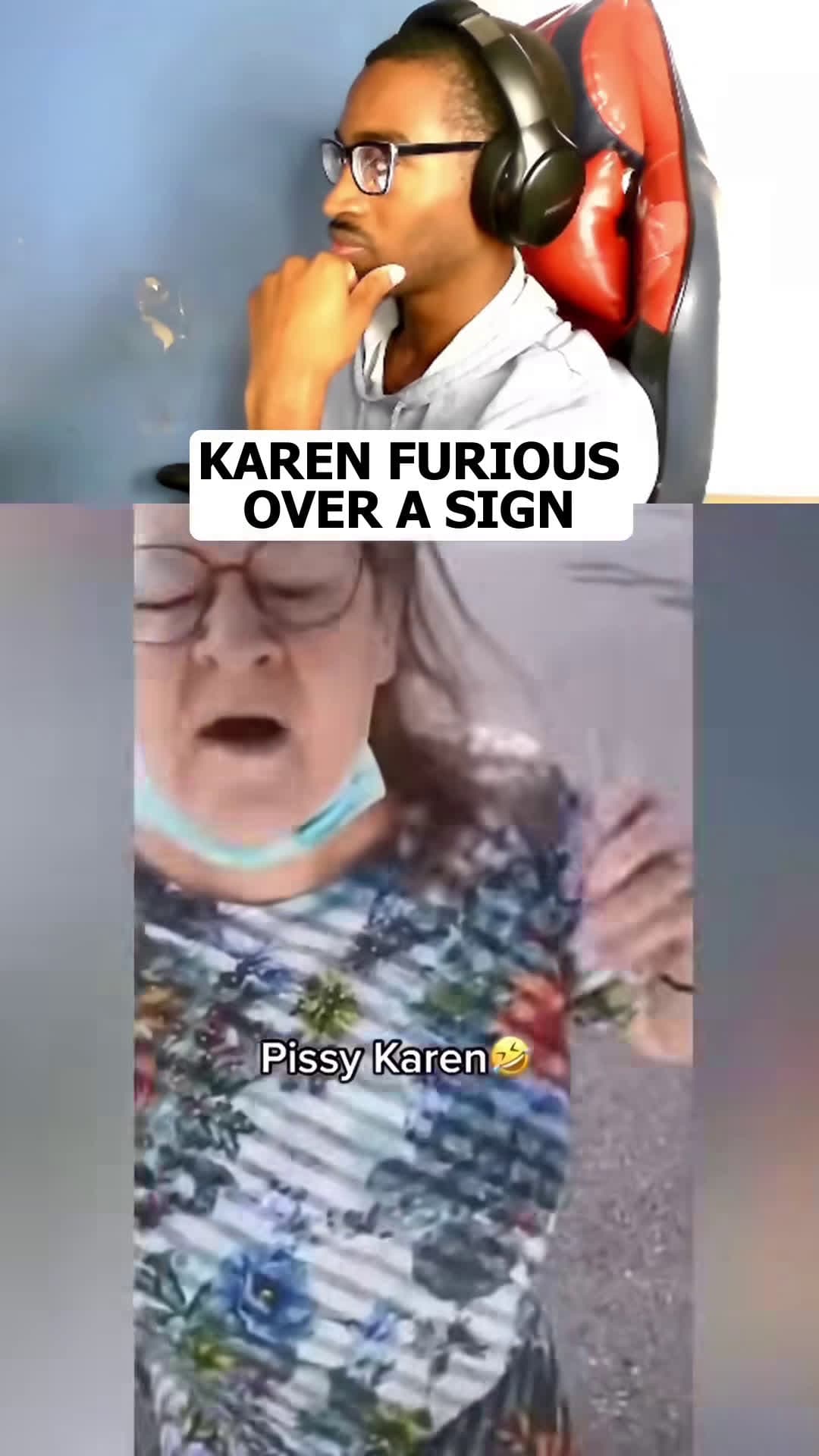 cover for Karen vs. The Sign - The Battle for Sign-ificance🤣
