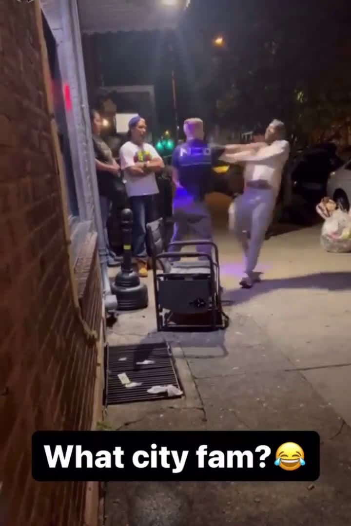 cover for White guy beats up black dude  #fights
