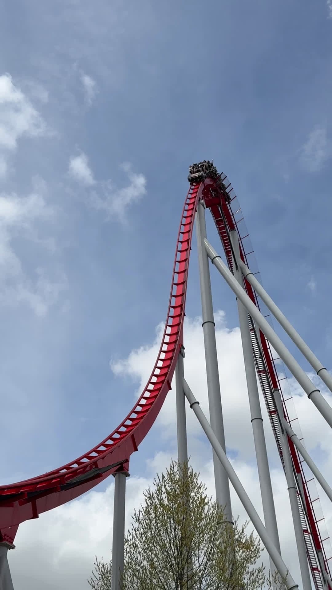 cover for Thunder Striker #carowinds #northcarolina #southcarolina #fun #fyp #viral #themepark #rollercoaster
