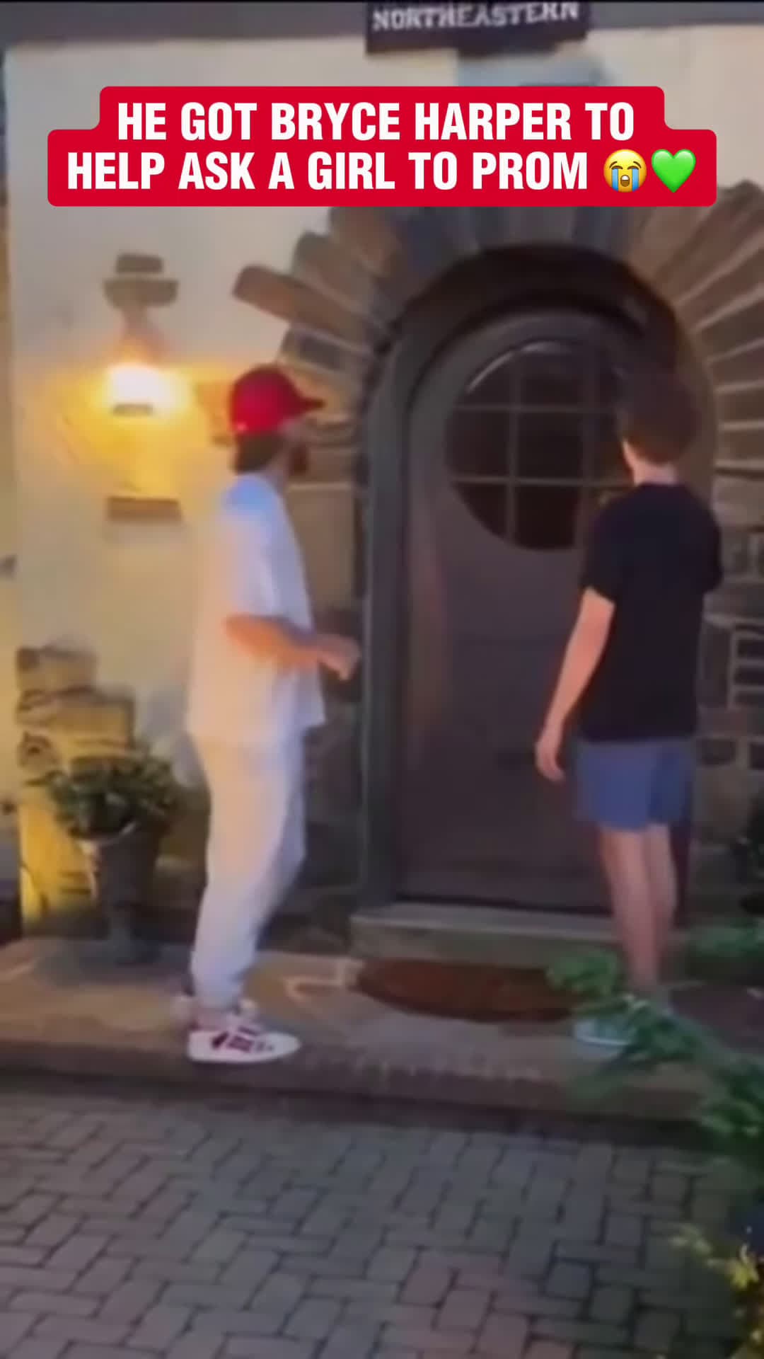 cover for Imagine being in high school and pulling up with Bryce Harper via jportella10IG 