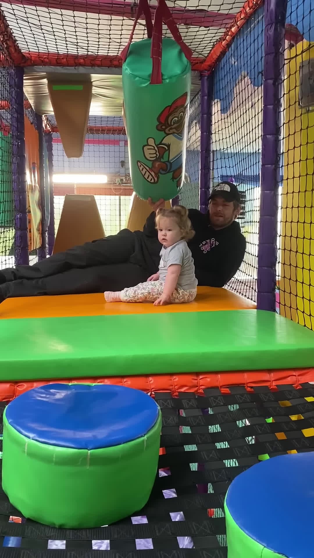 cover for #FirstVideoChallenge Toddlers First Steps Interrupted by Fathers Playful Antics.