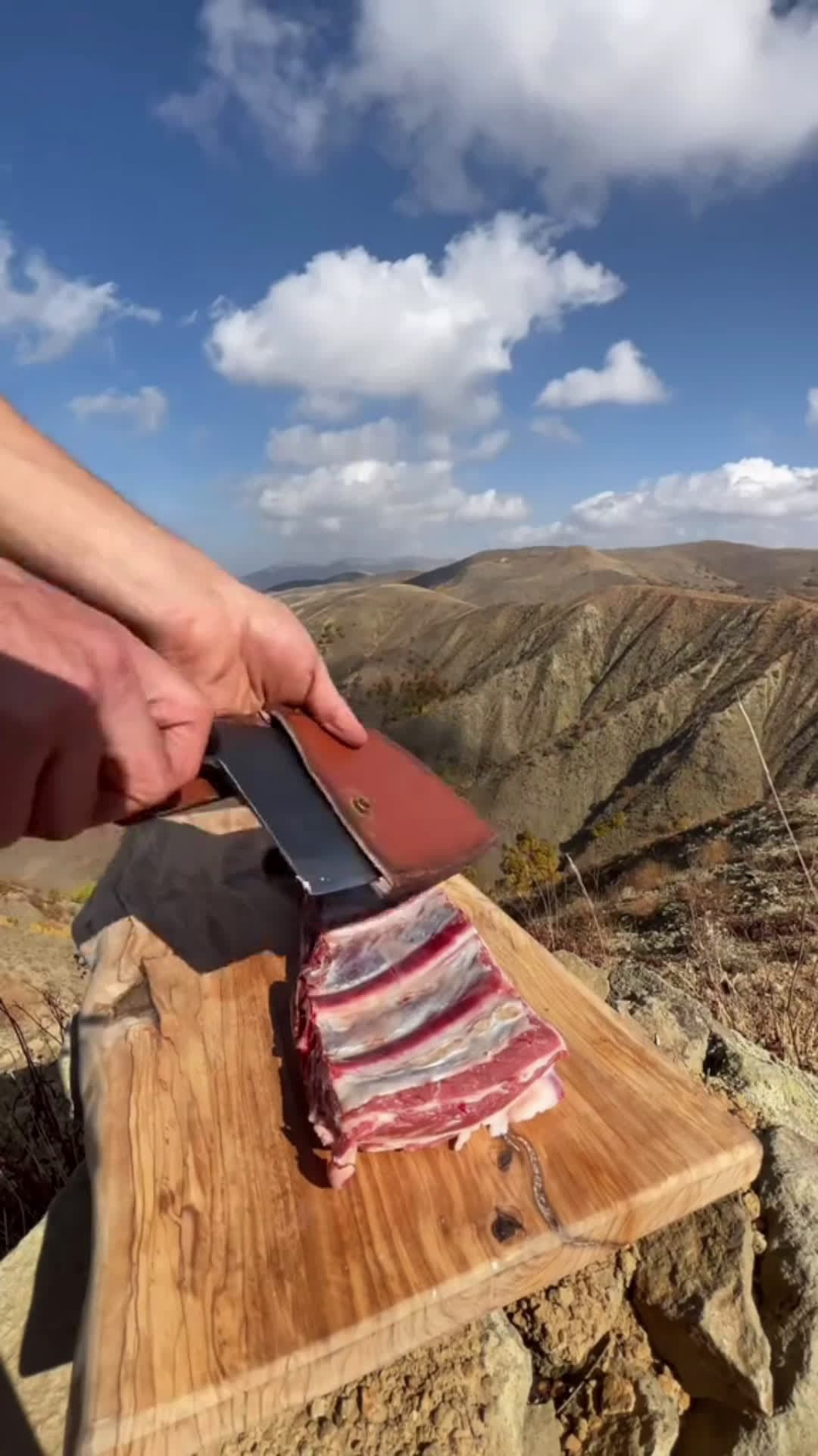 cover for Ribs in the Mountains 😍🥩 #outdoorcooking #cooking #recipe #asmrcooking #beef #shortribs