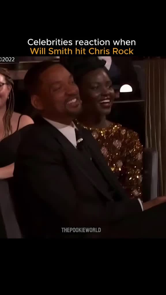 cover for #CaughtOnCamera Celebrities reaction when Will Smith hit Chris Rock 