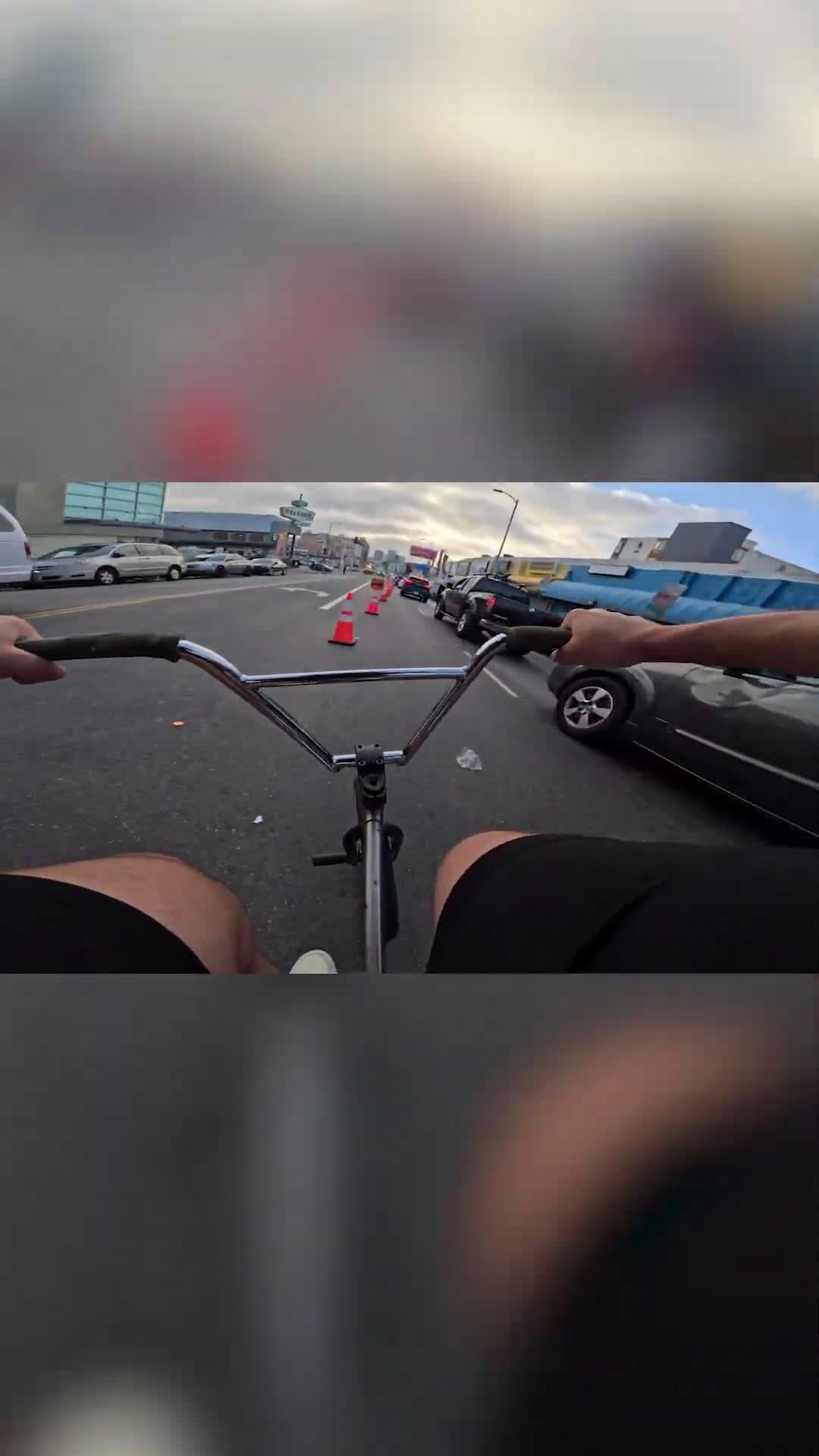 cover for BMX POV Riding In LA Traffic