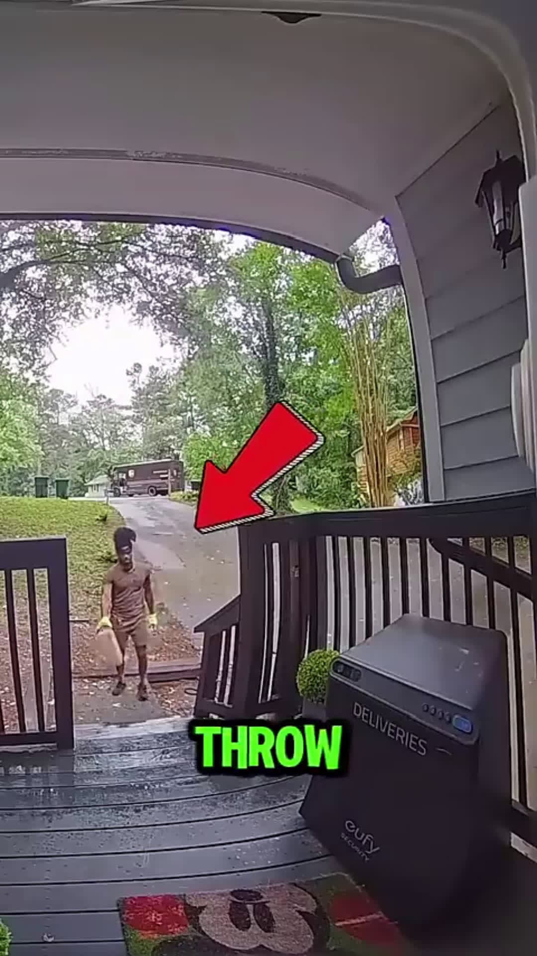 cover for Delivery Guy's SHOCKING Reaction Caught On Camera!