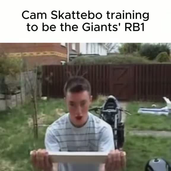 cover for Cam Skattebo is a football must-watch! 🔥 #NYG #BigBlue #Giants