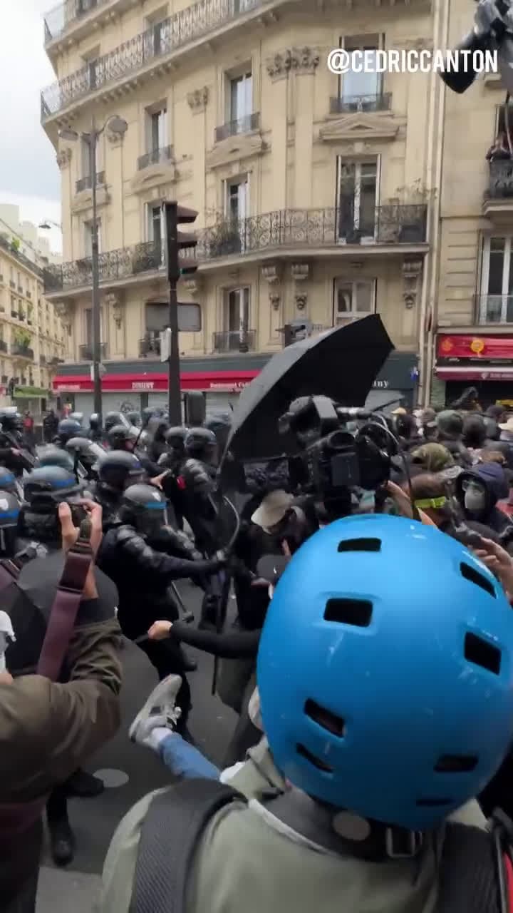 cover for 🇫🇷 DEVELOPING: FRANCE ERUPTS 🇫🇷 Mass anti-Macron demonstrations on Sept. 10 have led to ~250 arrests nationwide, with 145 in Paris alone.👉 Riot police fired tear gas at Gare du Nord, charged crowds, and made arrests after 