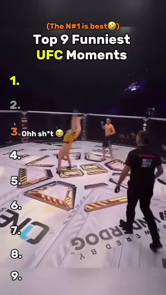 cover for Top 9 funniest UFC moments that will make you LOL 😂 #UFC #MMA #Viral