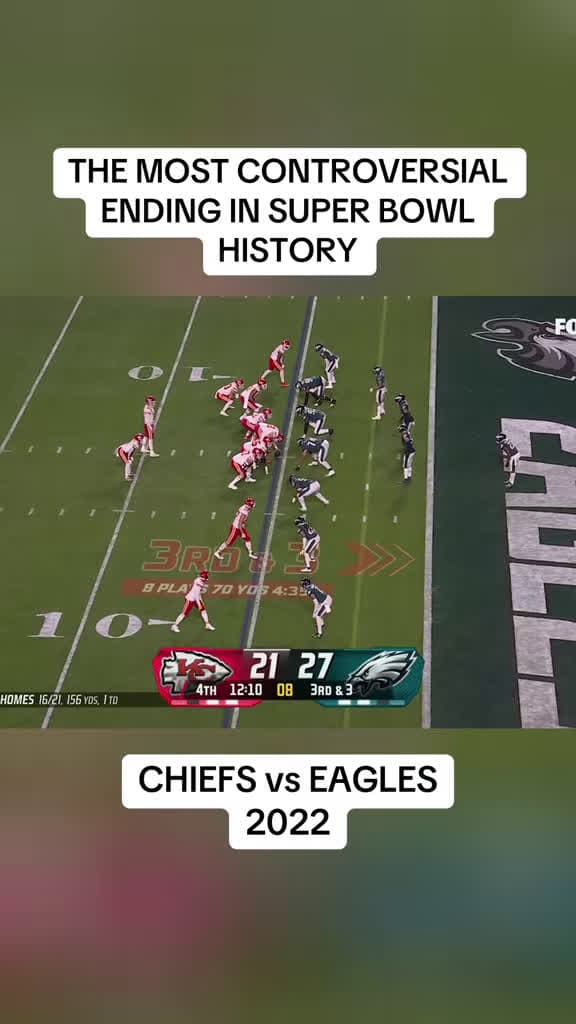 cover for Did the ref miss this penalty? 🤔 #NFLPlayoffs #SuperBowl #chiefs #eagles #football