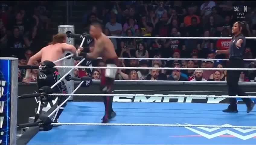 cover for Epic finish! Sami Zayn vs Carmelo Hayes showdown ends with a bang! 🔥 #WWESmackdown #SamiZayn #CarmeloHayes #Wrestling #Spoilers