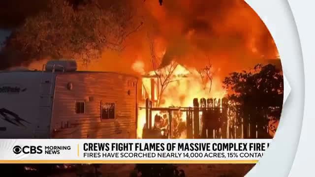 cover for Massive wildfire erupts in California