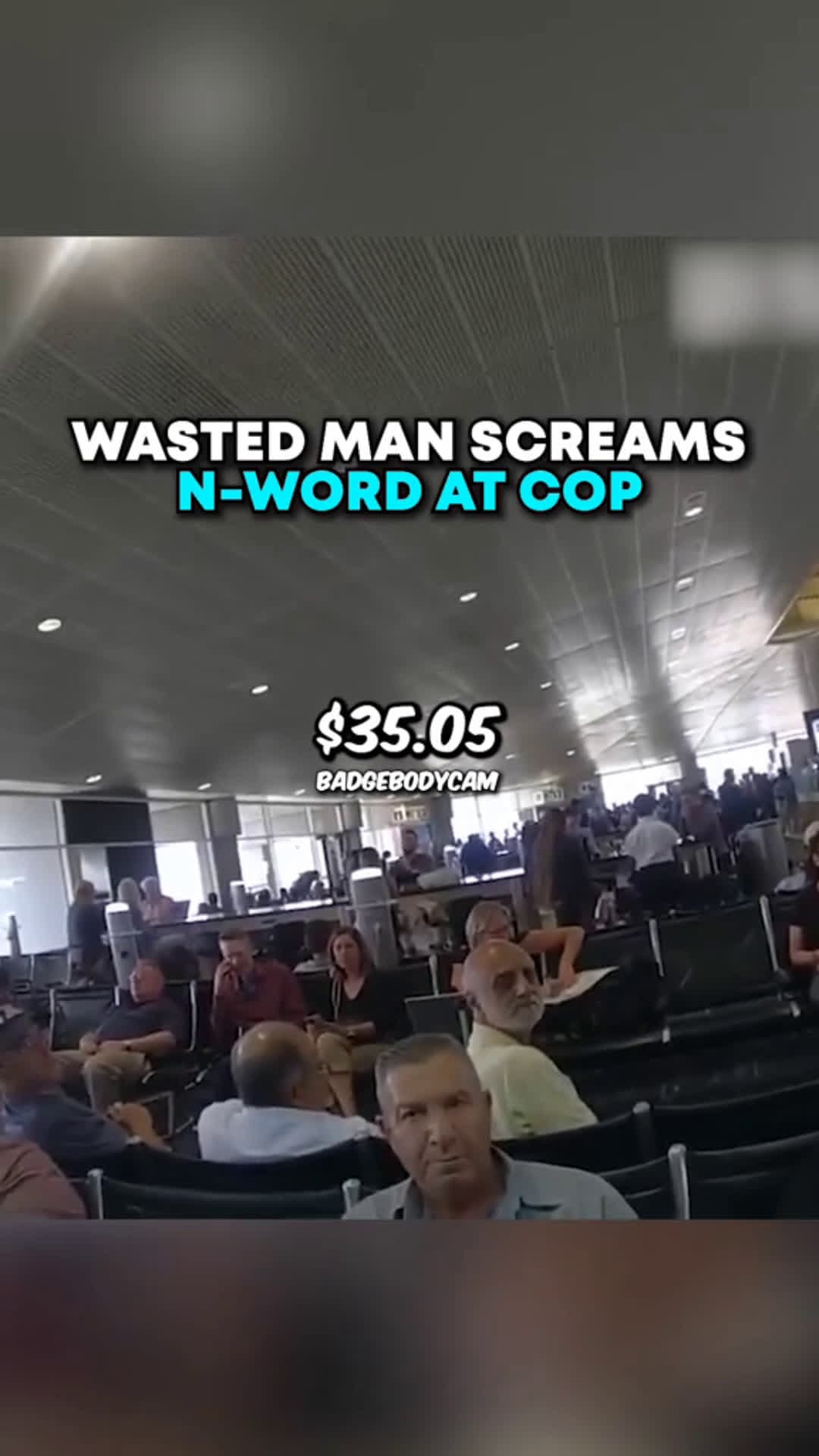 cover for Wasted man screams nword at cop police cops#scoopz#fyp