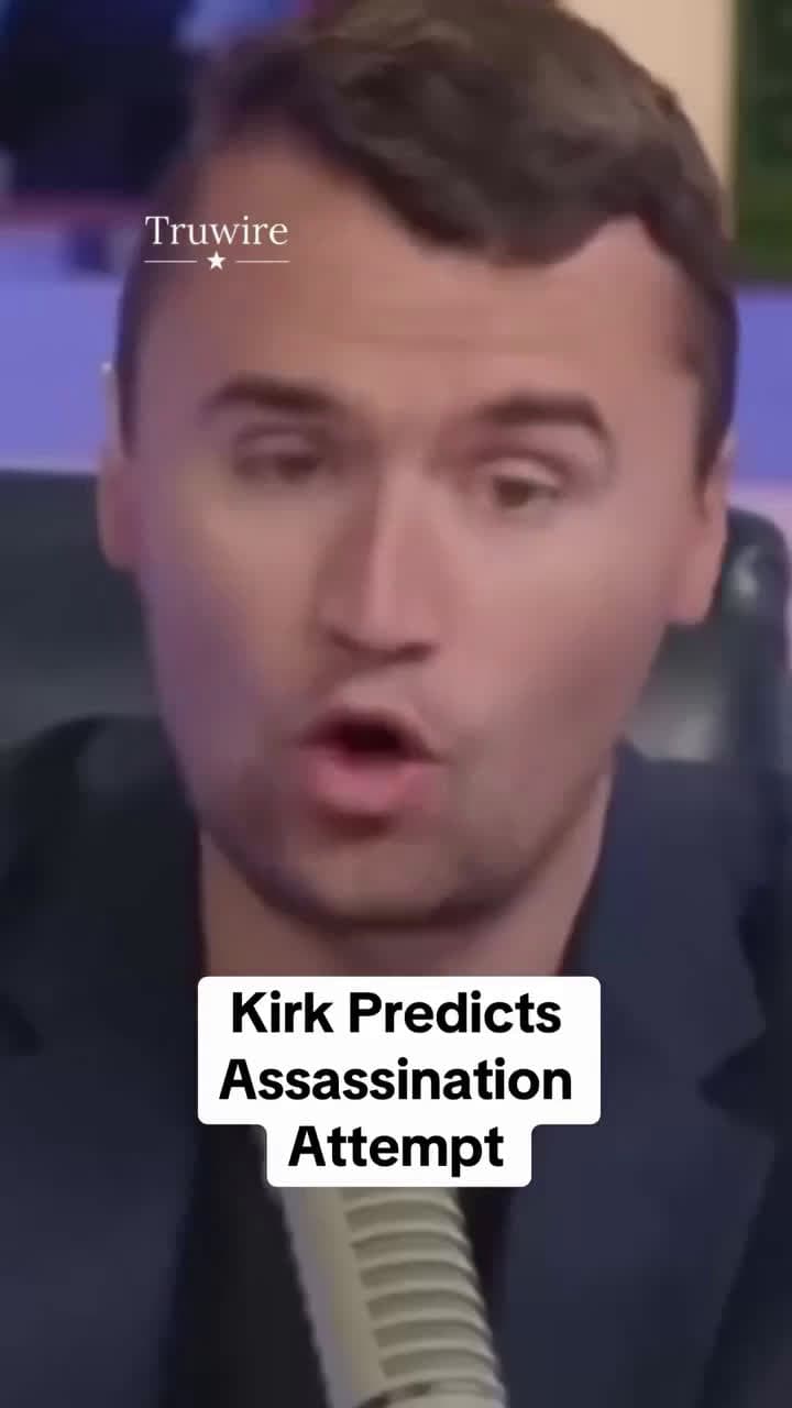 cover for Kirk's Chilling Prediction: Assassination Attempt Incoming? 🔥 #Conspiracy #Predictions #Kirk #BreakingNews