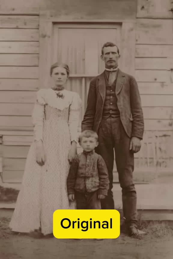 cover for Bringing this 1888 photo to life—these well-dressed folks hint at a better life than most in their time. 🕰️ #VintagePhoto #History #1888