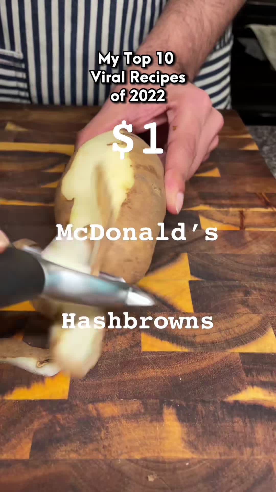 cover for #10 Mcdonalds Hashbrowns - My Most Viral Recipes of 2022 #collegechef...