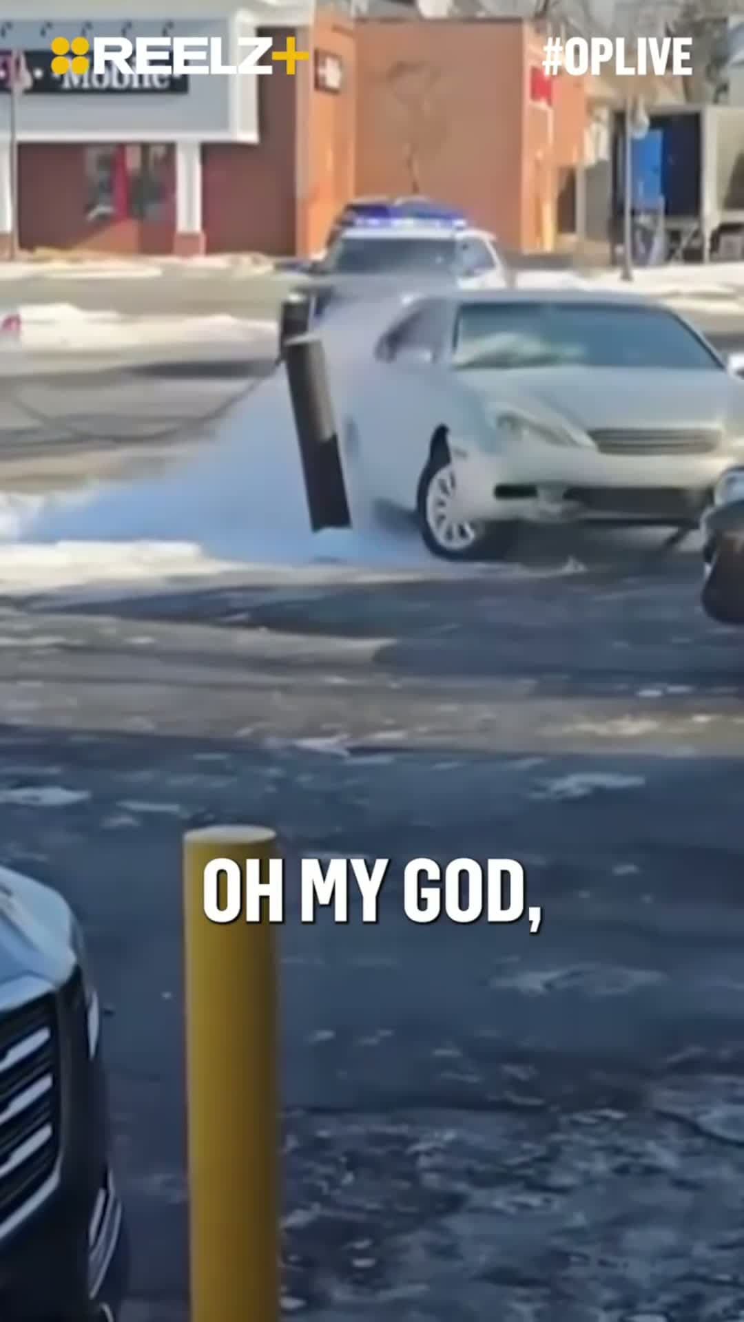 cover for A woman in Springfield, MA turned a chase into bumper cars with the police. 😬 #OPLive #OPNation #REELZ #REELZPlus #SpringfieldMAREELZ caughtoncamera  lawenforcement  viral  #fyp explore