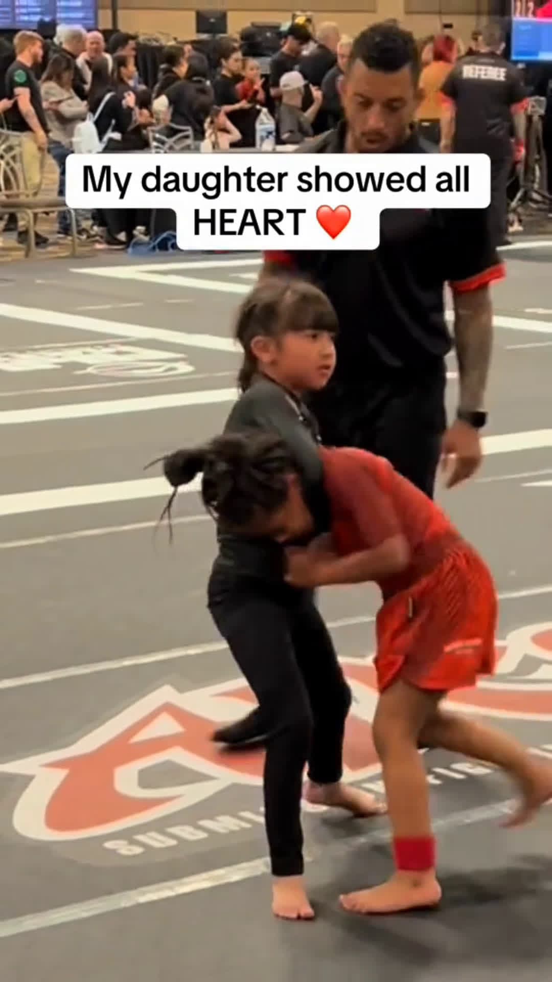 cover for The definition of heart jiujitsu fatherdaughter mma wrestling#scoopz#fyp