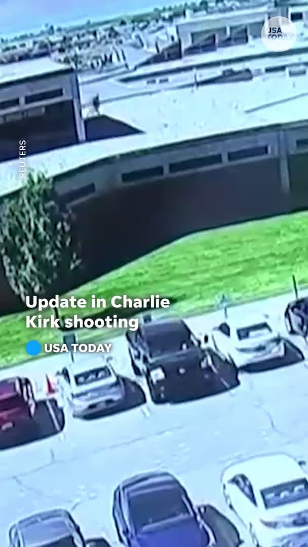 cover for Officials share new video of suspect fleeing after fatal shooting of Charlie Kirk