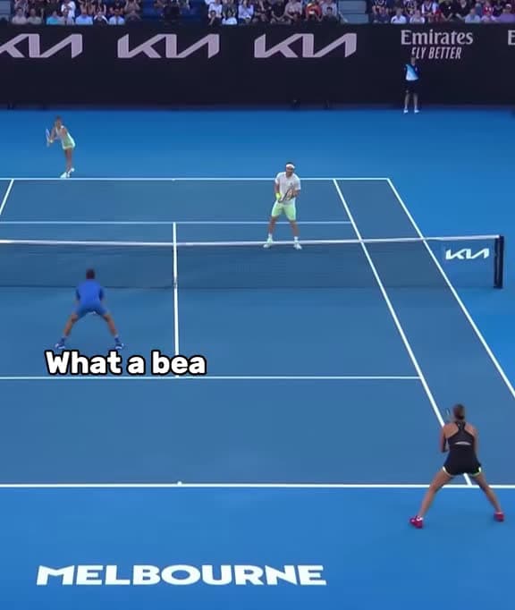 cover for When Djokovic and Sabalenka turn tennis into pure comedy 😂 #TennisFun #Djokovic #Sabalenka 🎾