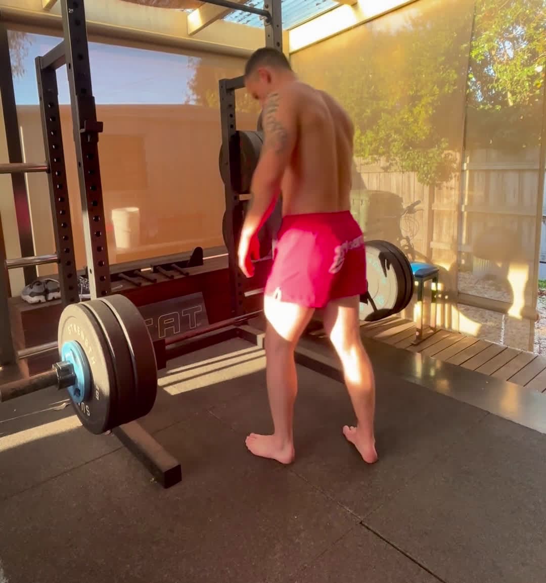 cover for Crushing 105kg Romanian Deadlifts x 5! 💪 #StrengthTraining #RDL #LegDay #FitnessGoals