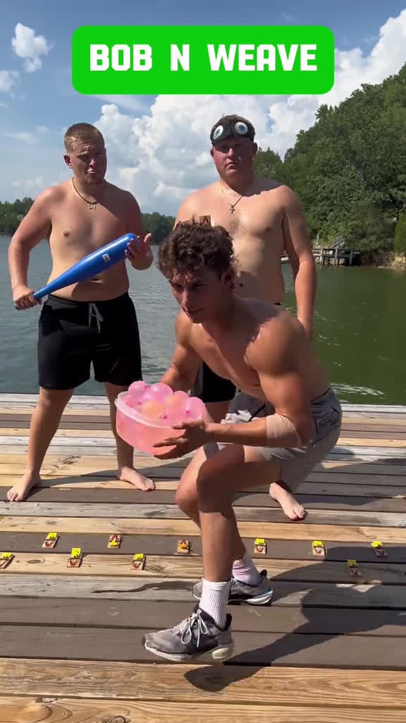cover for Bob n Weave with WaterBalloons and Mousetraps 😂🪤💦🎈🏈⚾️ #sports #game #funny #throw #dodgeball #football @JakeAjemian30 @Speed  created by Shayne Boyle with Shayne Boyle’s original sound