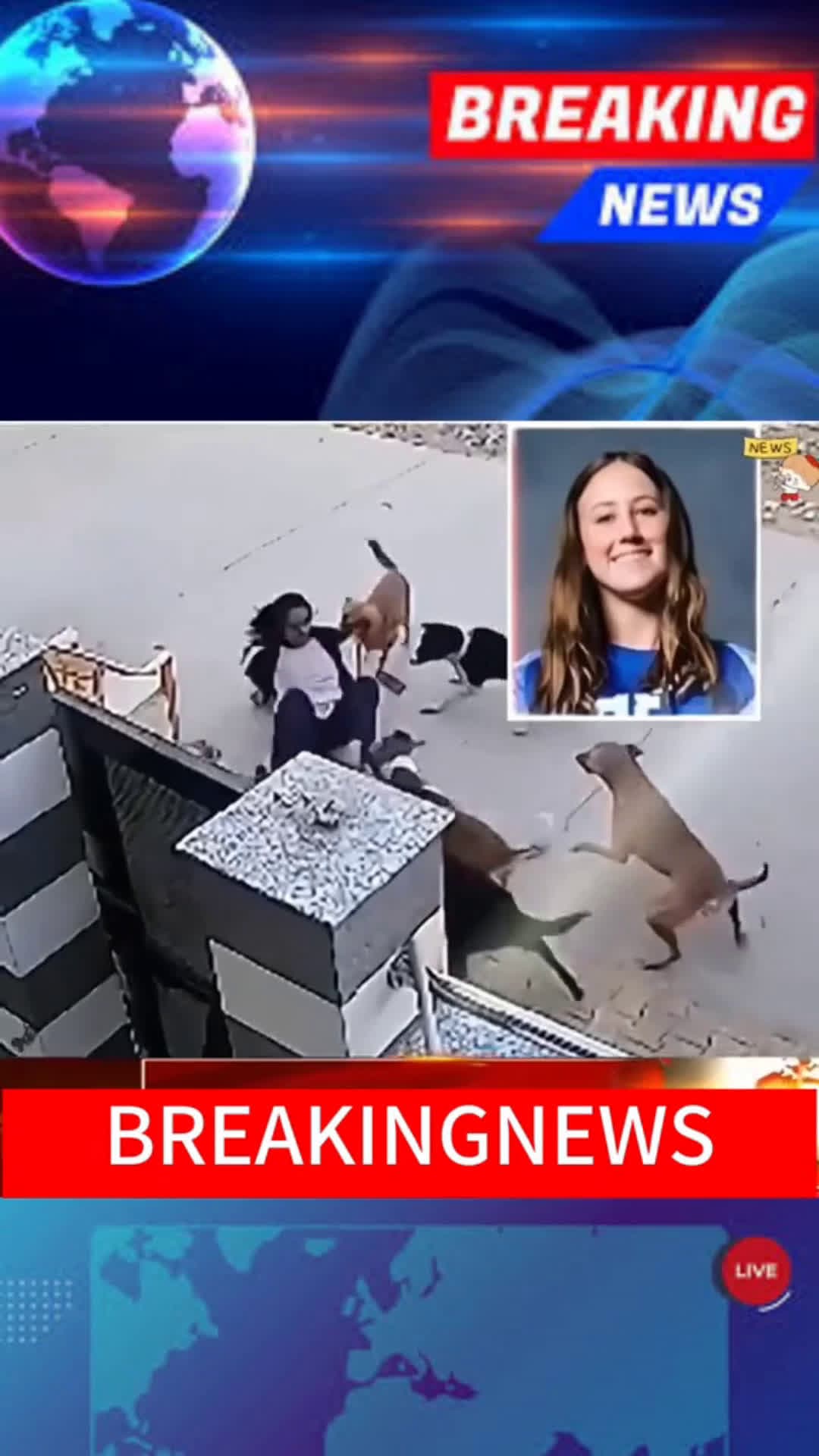 cover for A 15 year old girl was attacked and killed by 30 stray dogs  #Bodycam  #caughtoncamera  #camera  #police  #policeofficer  #fyp  #crime 