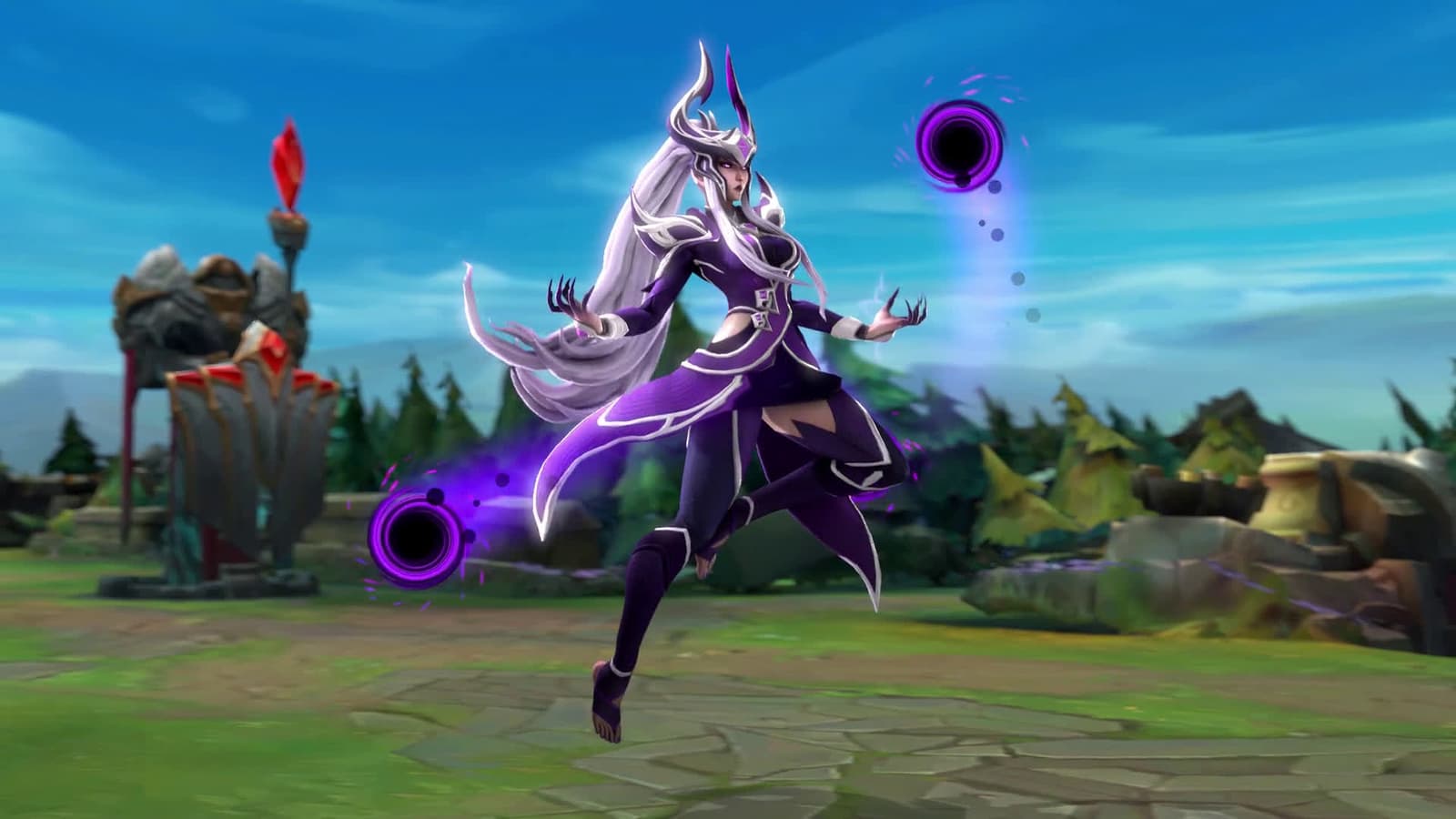 cover for Syndra ASU in-game mockup — hope you like it! ✨🎮 #Syndra #LeagueOfLegends #Fanart #InGameMockup