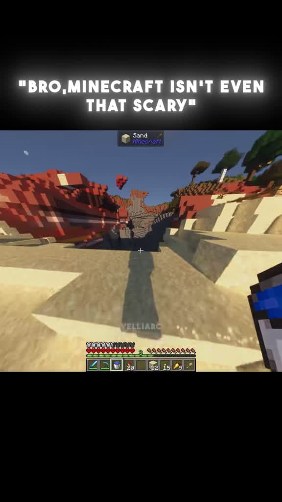 cover for Who said Minecraft isn’t scary? 😭 #minecraft #gaming #funny