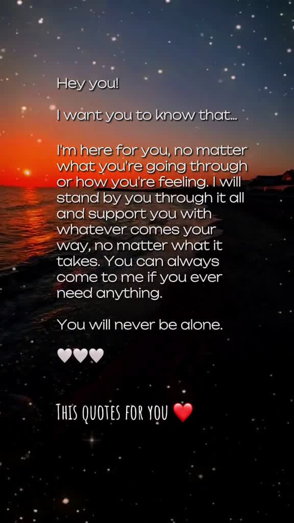 cover for Send it to them You will never be alone. relationshipquotes explore relationshipgoals rela 92991 #nicevideo