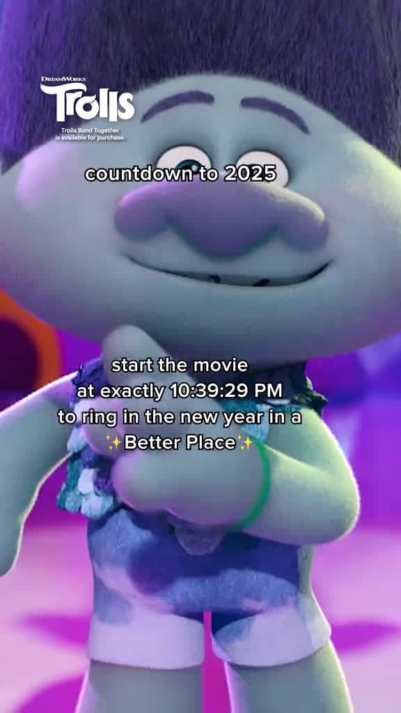 cover for You. Us. Midnight. A Better Place.  NewYearsEve DreamWorksTrolls 38816 #us