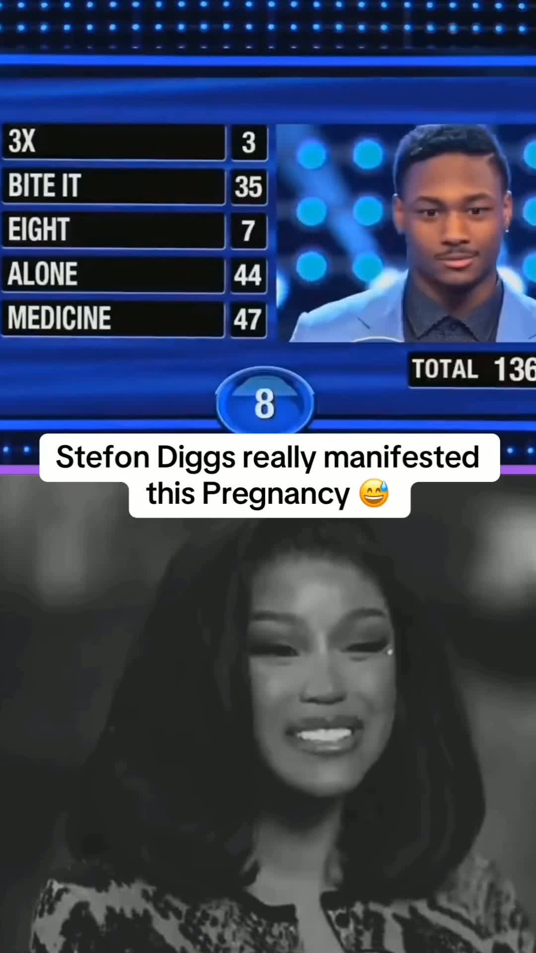 cover for Stefon Diggs really manifested this Cardi B pregnancy🤰🏽😅 #fyp #foryoupage #crazy #world #foryourpage #explore #fight #funny #fightcam #viral #hood #explorepage #ko